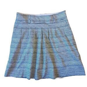 Vintage Outback Red Striped Skirt Navy White Lined Size 6